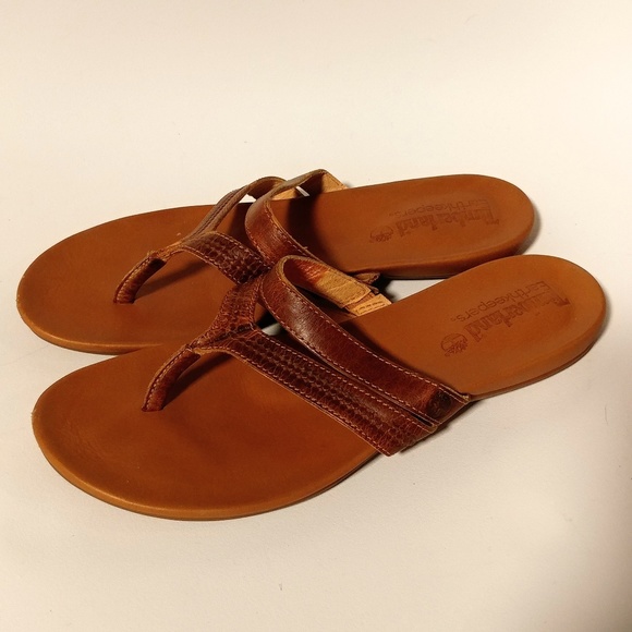 timberland leather flip flops